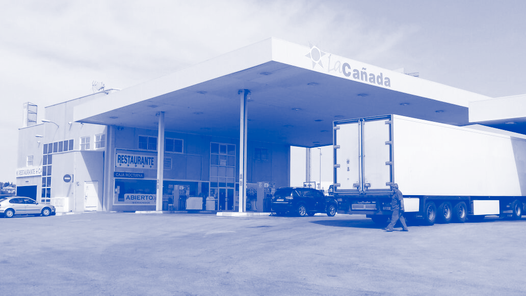 Vista general de la Estación de Servicio La Cañada en Molina de Segura